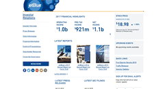 Desktop Screenshot of investor.jetblue.com